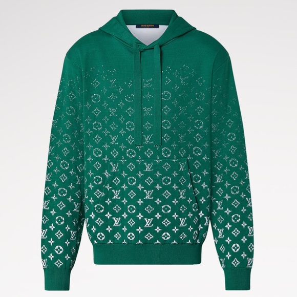 Louis Vuitton Other - Louis Vuitton Men’s Green Monogram Gradient Cotton Hoodie